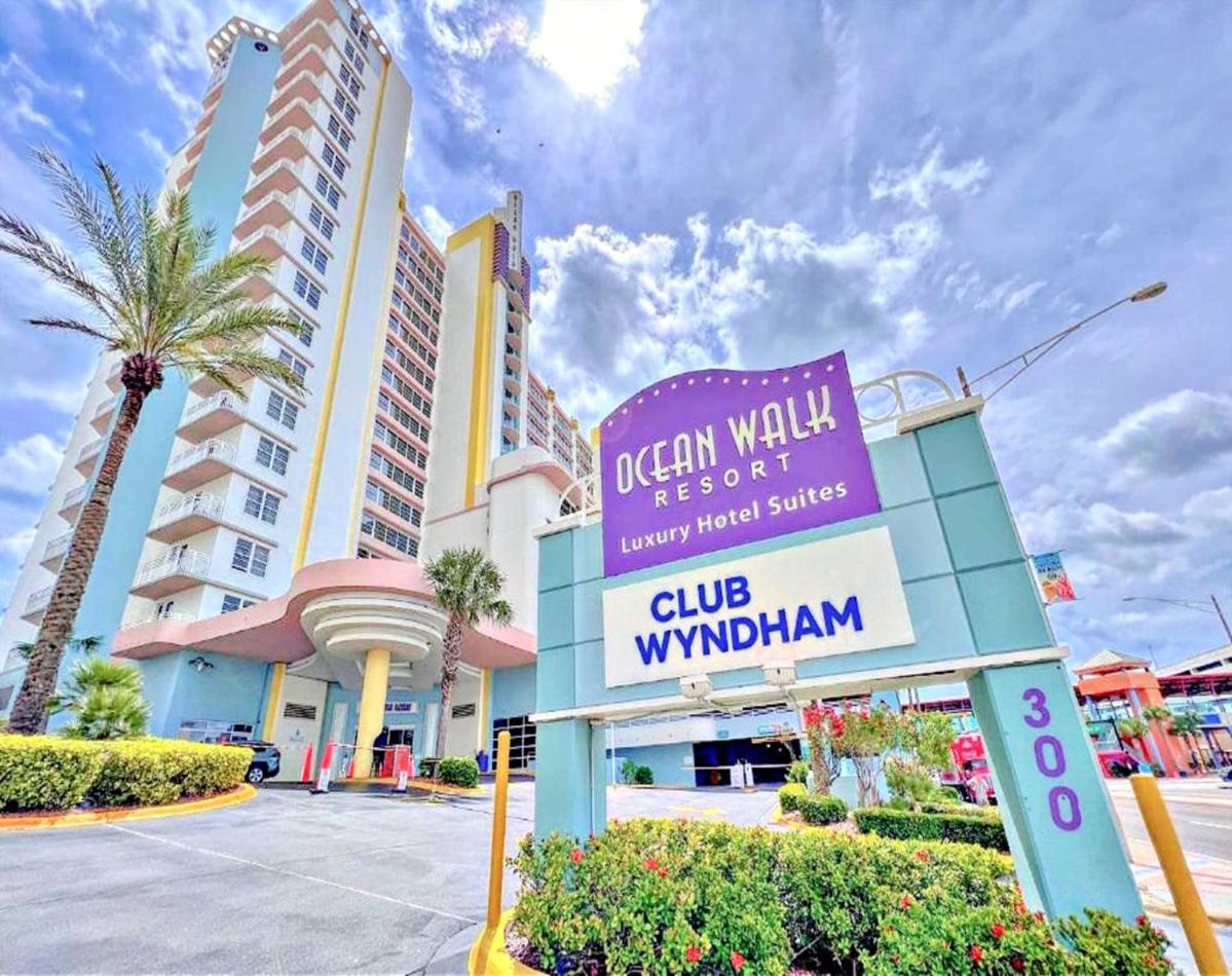 2 Bedroom Direct Oceanfront Wyndham Ocean Walk Daytona Beach 2226-0 デイトナ・ビーチ エクステリア 写真